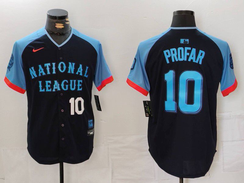 Men San Diego Padres #10 Profar Blue All star 2024 Nike MLB Jersey style 4